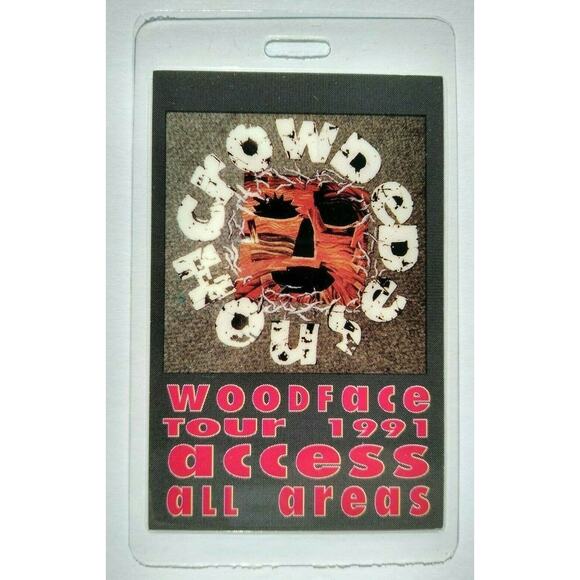 Crowded House Woodface Backstage Pass Original 1991 Concert Tour Split Enz - Picture 1 of 3